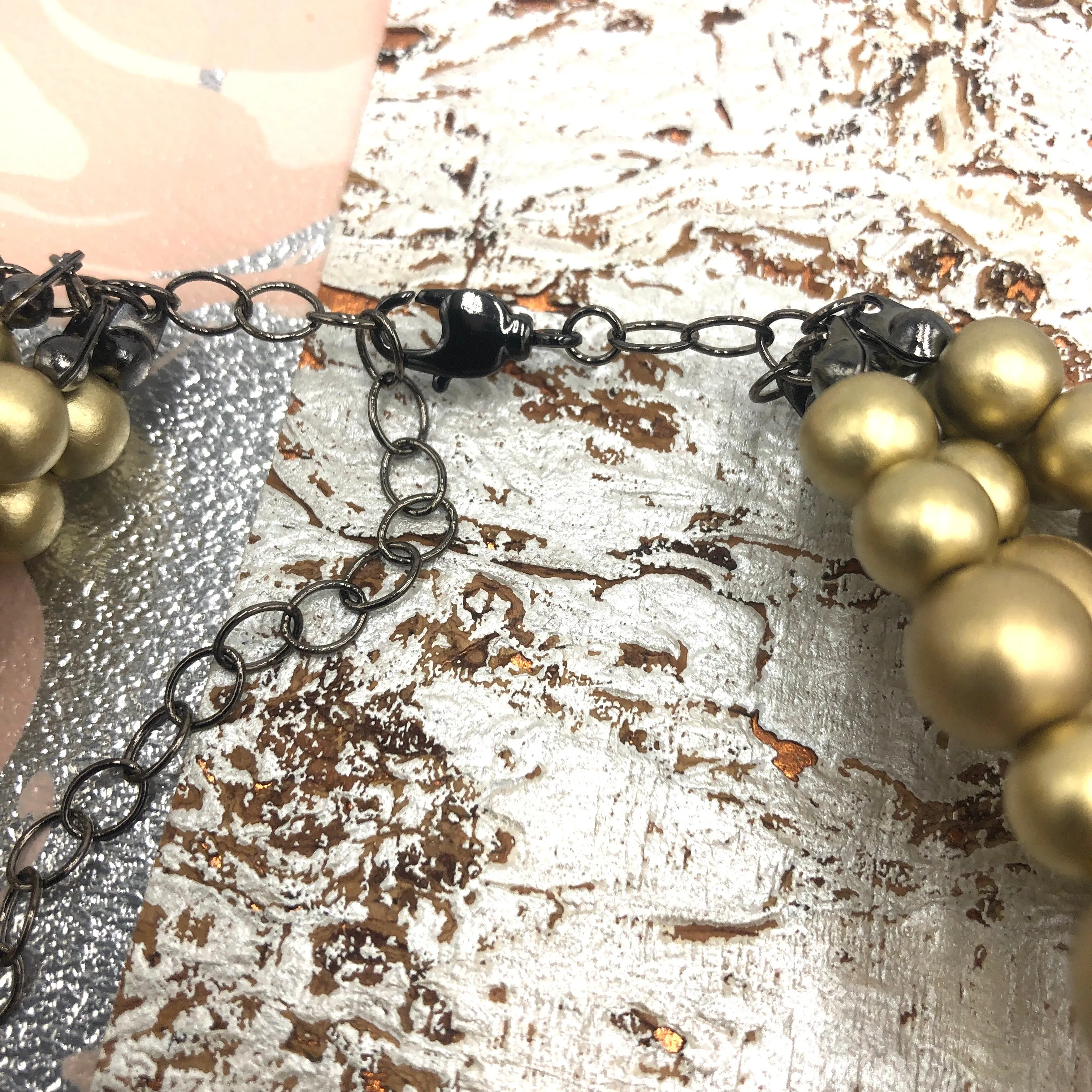 Golden Matte Sylvie ecklace