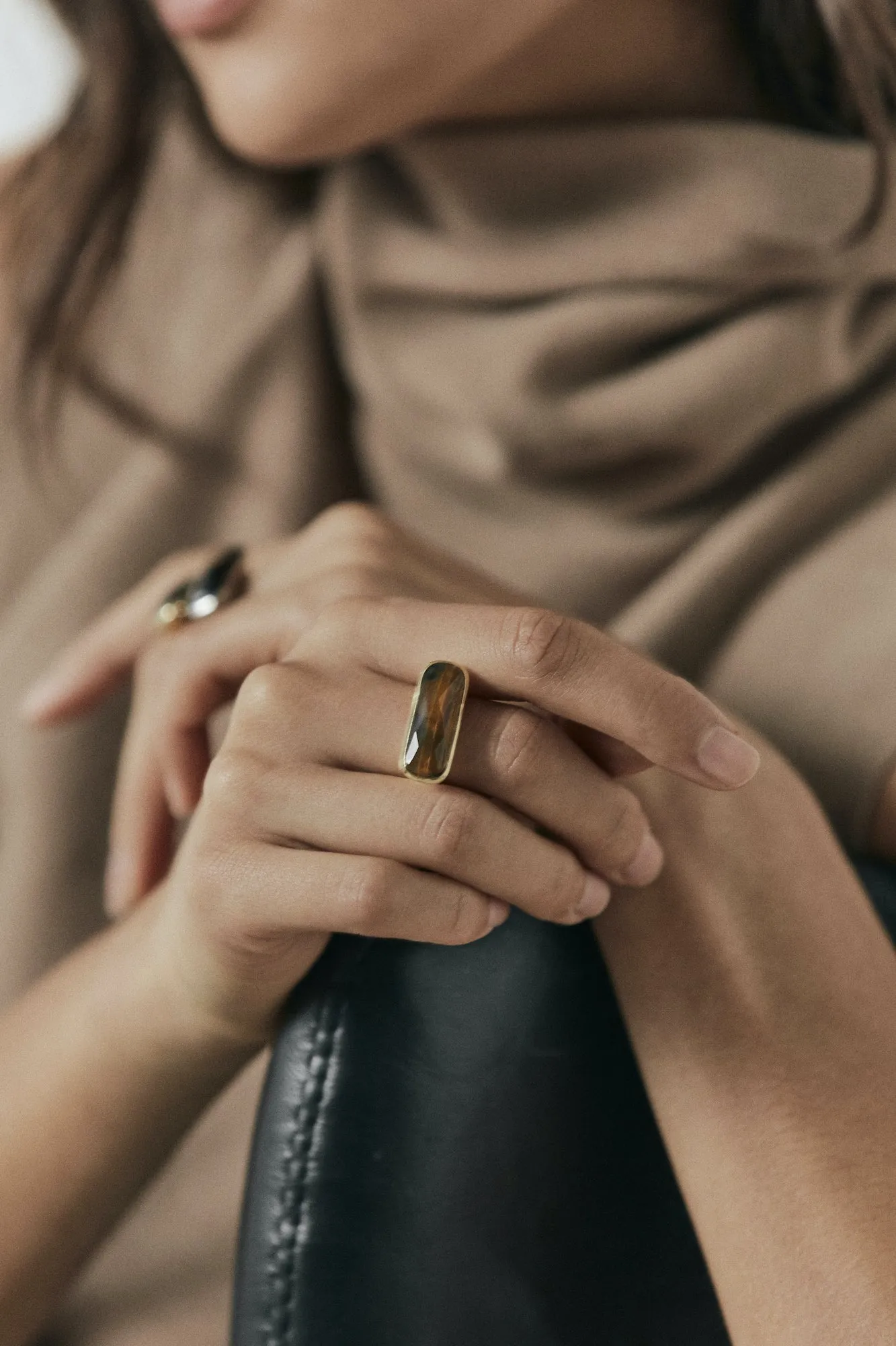 Grace Ring | Black Onyx & Gold