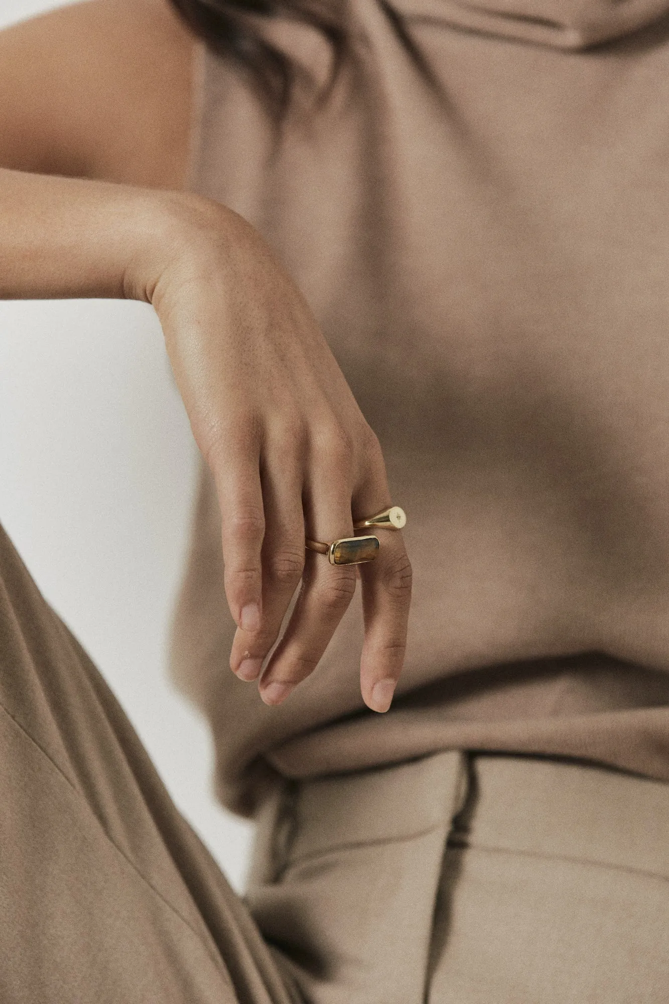 Grace Ring | Black Onyx & Gold