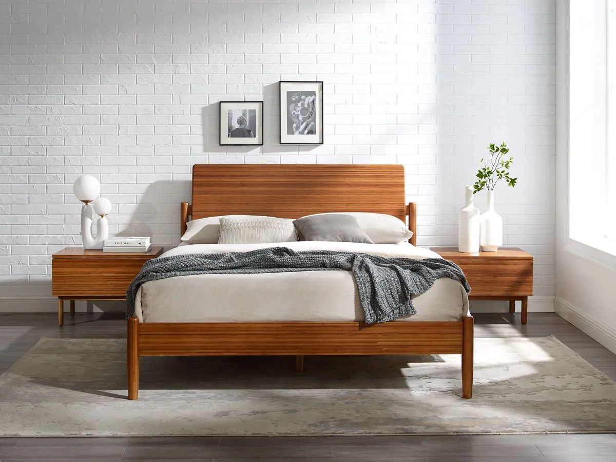 Greenington Monterey Queen Platform Bed, Amber - GMT0001AM