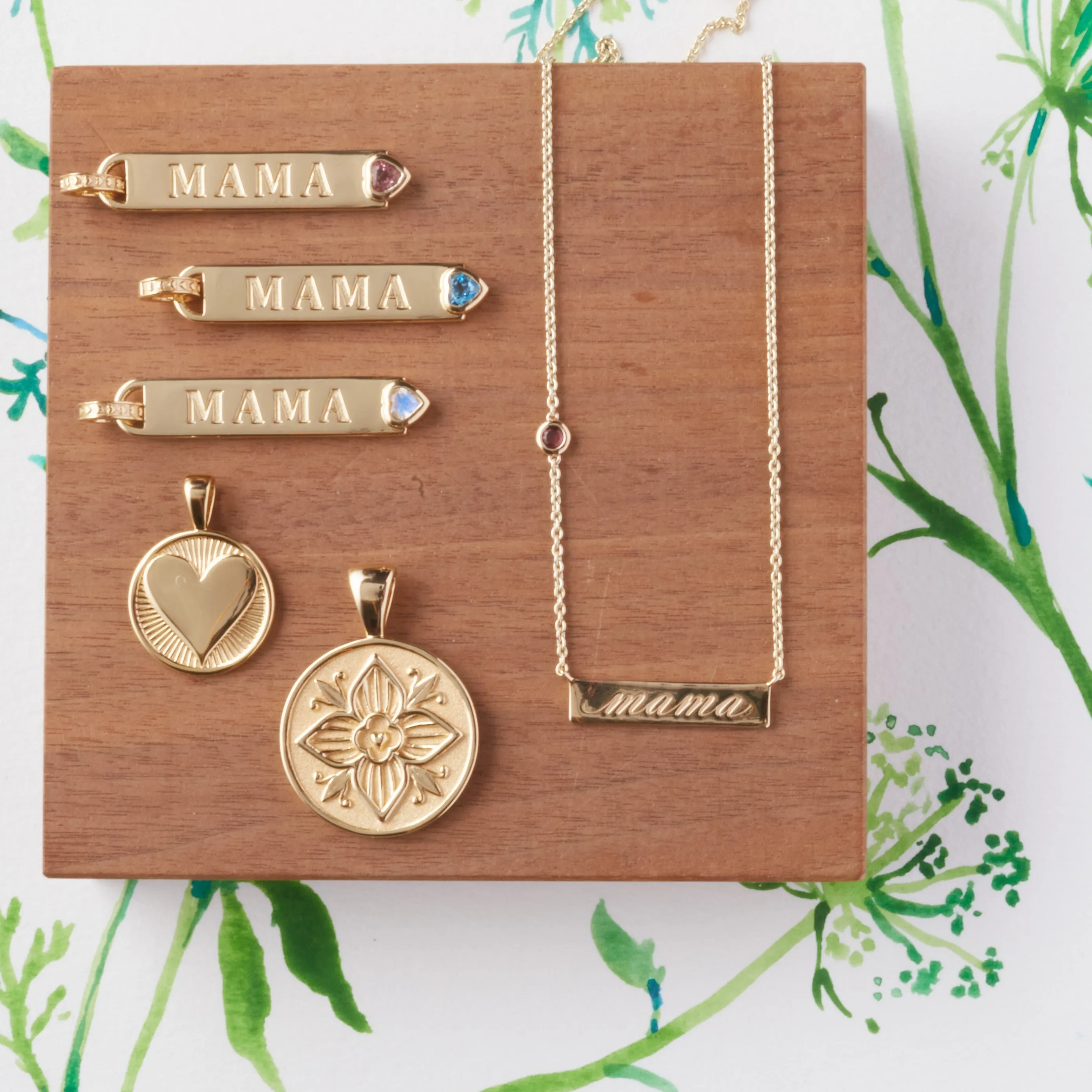 JOY Mama Necklace in 10k Gold