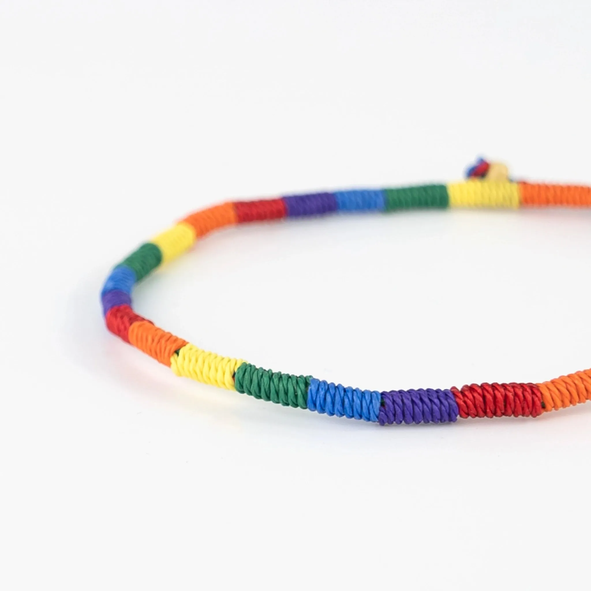 Just Like Us Woven Pride Anklet