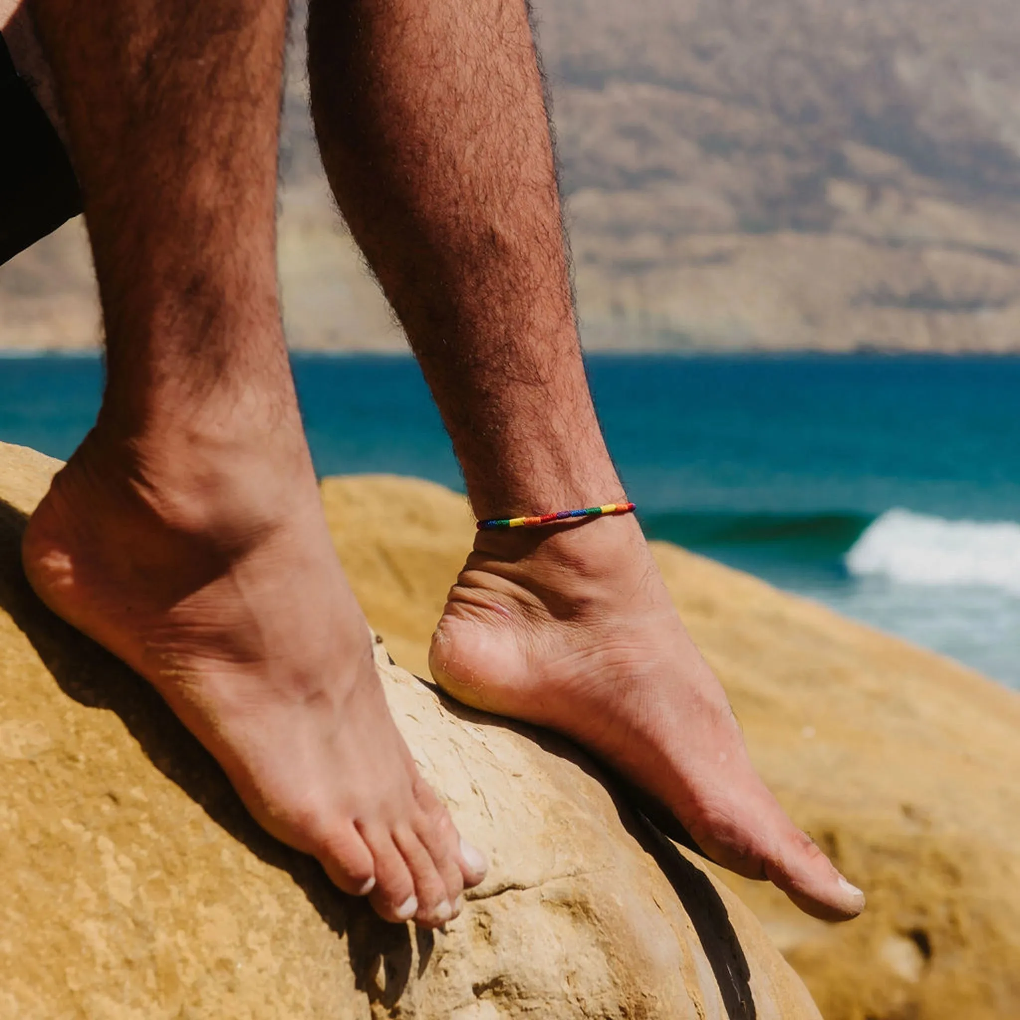 Just Like Us Woven Pride Anklet