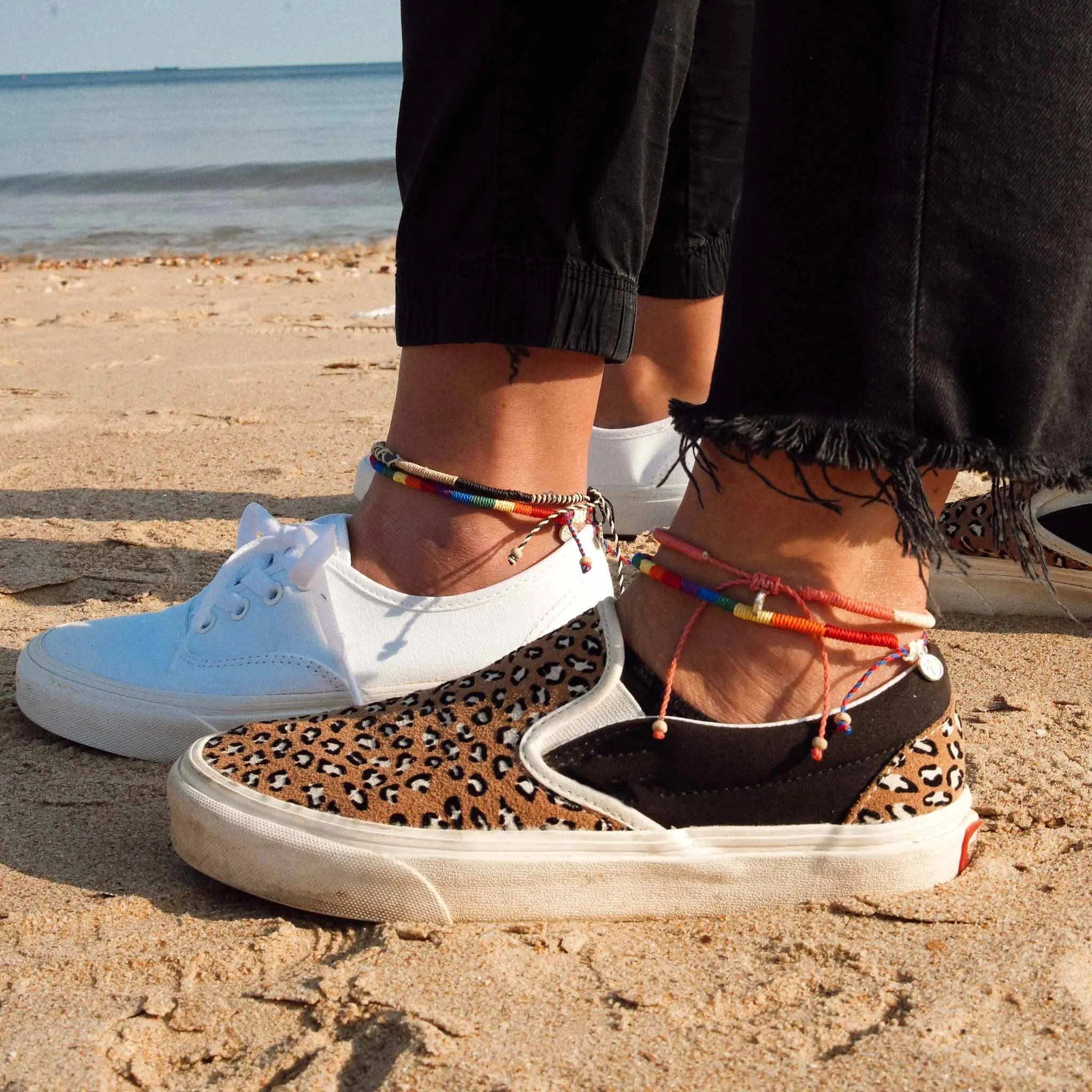 Just Like Us Woven Pride Anklet