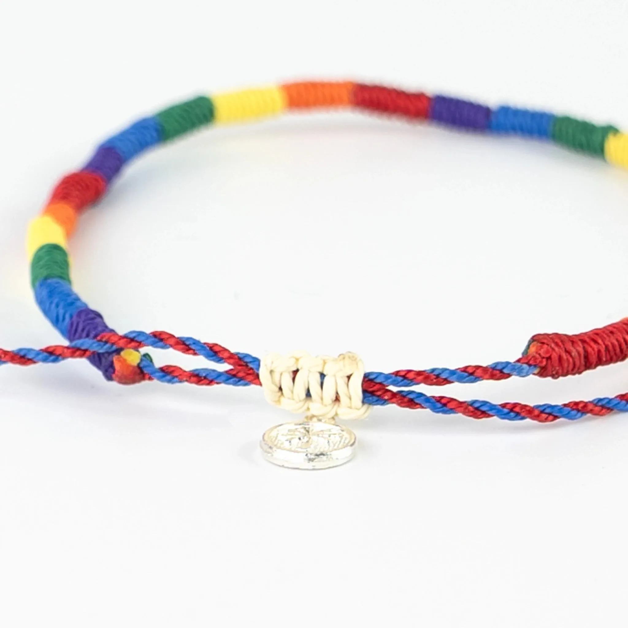 Just Like Us Woven Pride Anklet