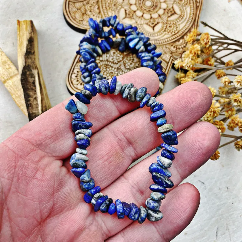 Lapis Lazuli Chip Stretch