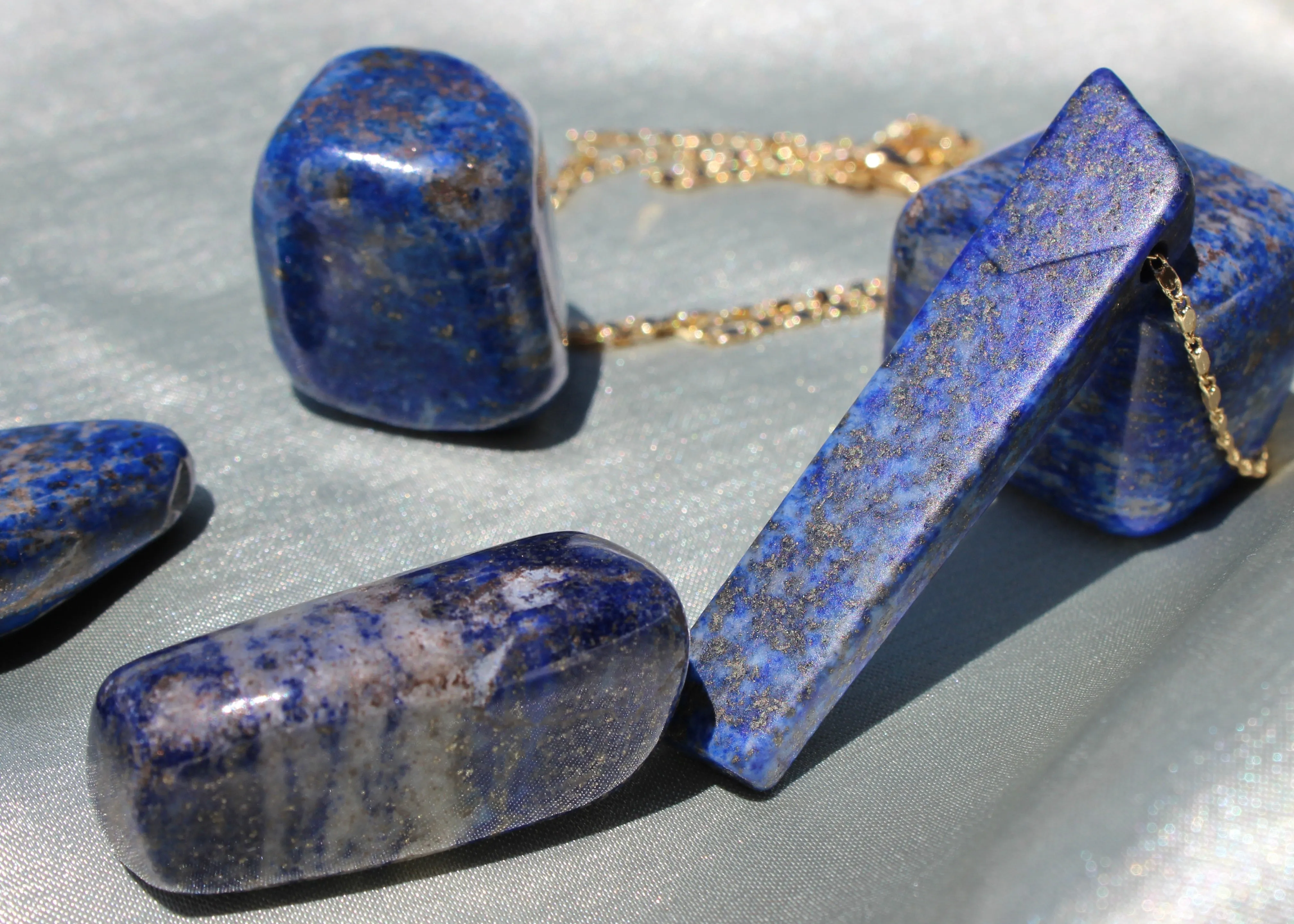 Lapis Lazuli Crystal Necklace - The Stone of Truth and Honesty