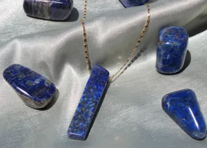 Lapis Lazuli Crystal Necklace - The Stone of Truth and Honesty