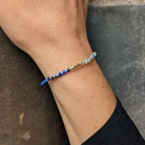 Lapis Lazuli Miyuki Bead Bracelet
