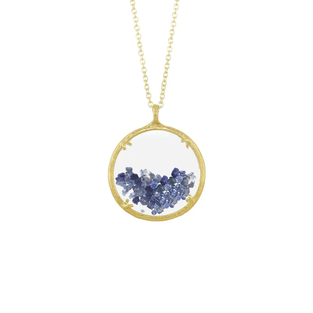 Large Birthstone Shaker Necklace