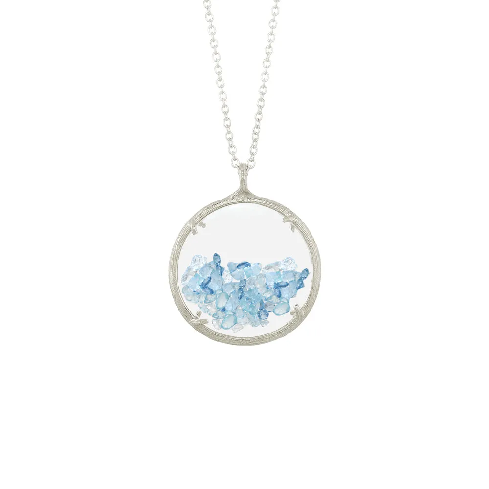 Large Birthstone Shaker Necklace