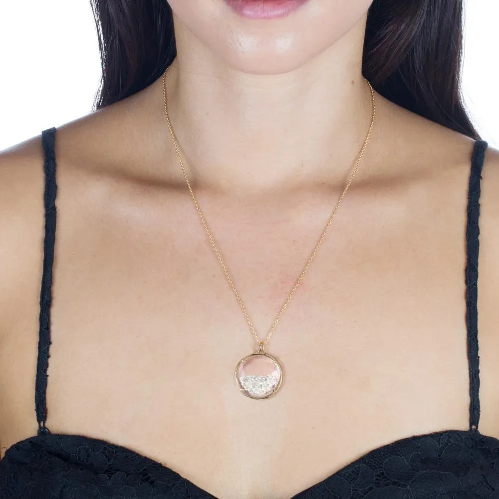 Large Birthstone Shaker Necklace