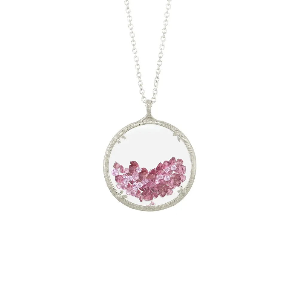 Large Birthstone Shaker Necklace