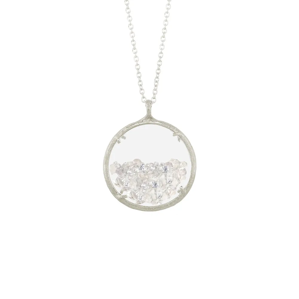 Large Birthstone Shaker Necklace