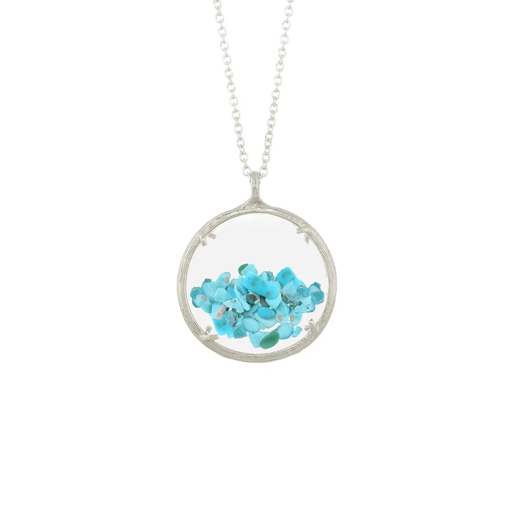 Large Birthstone Shaker Necklace
