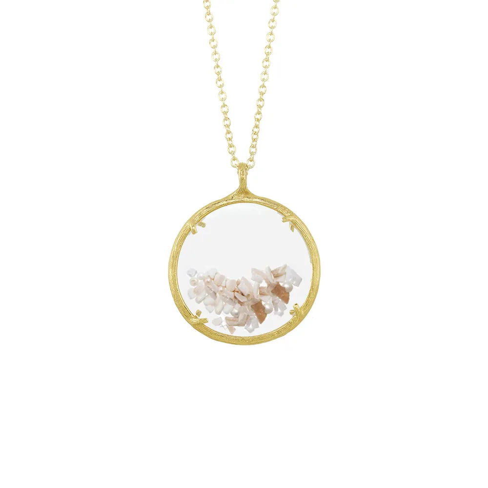 Large Birthstone Shaker Necklace