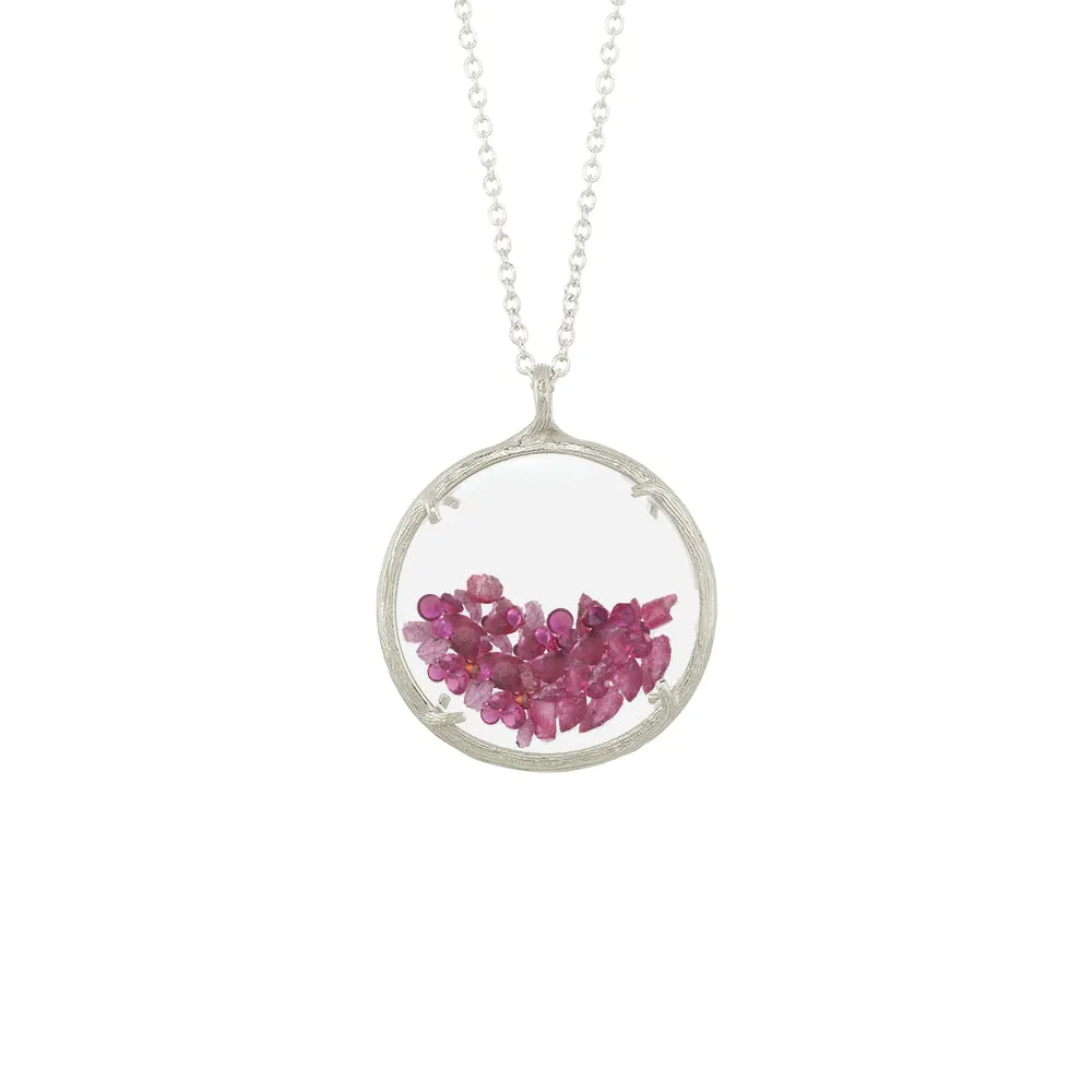 Large Birthstone Shaker Necklace