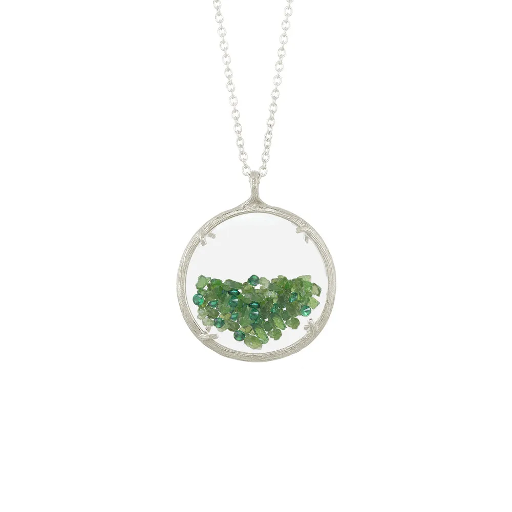 Large Birthstone Shaker Necklace