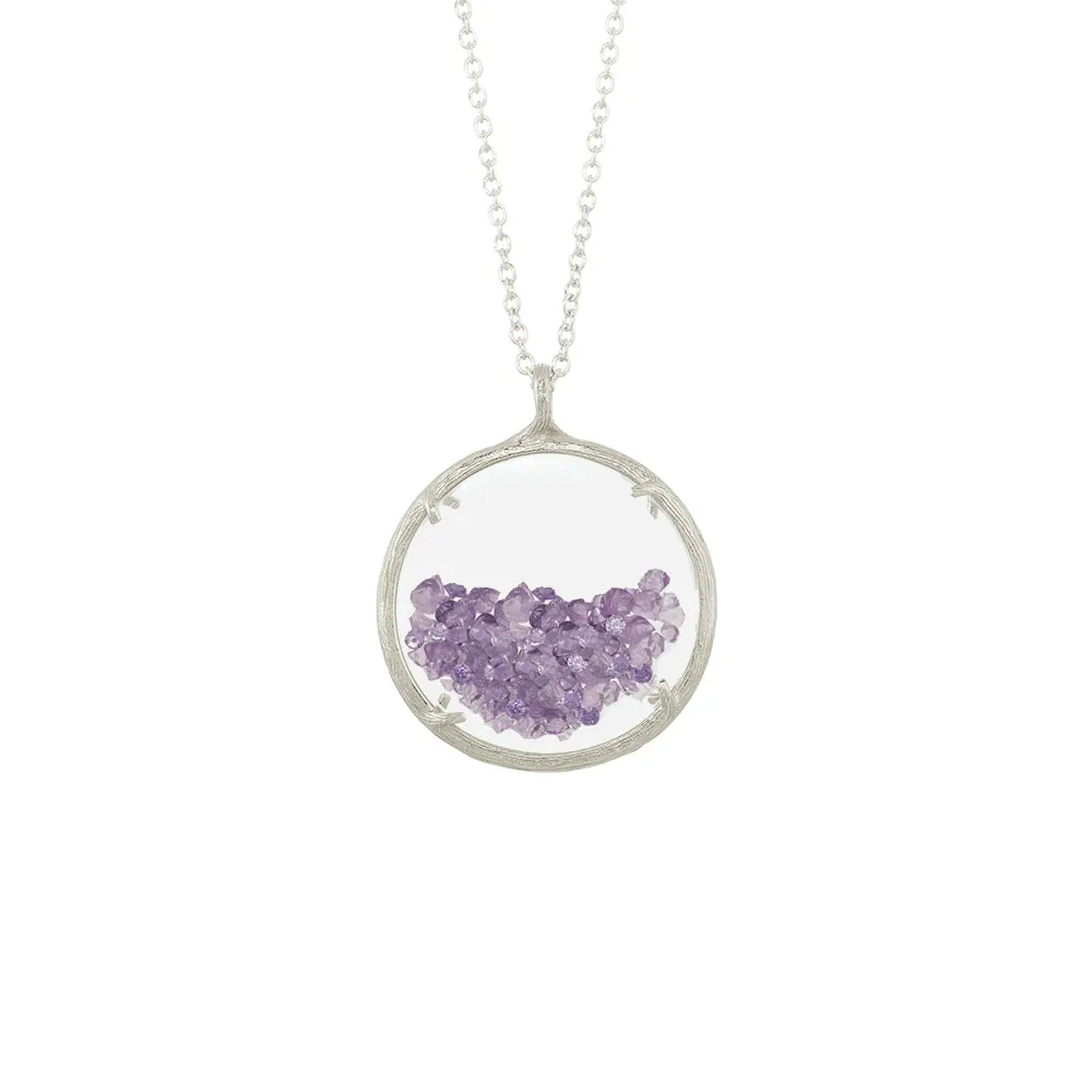 Large Birthstone Shaker Necklace