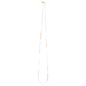 Long Endito Multi Wrap - TURQUOISE/ORANGE/WHITE/GOLD