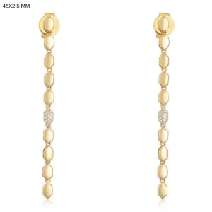 Luminous Elegance Halo Drop Earrings