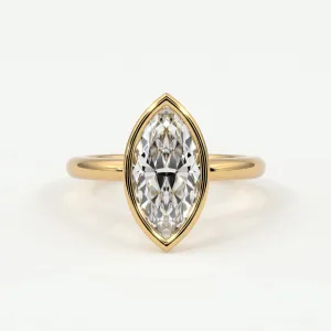 Marquise Cut Bezel Setting