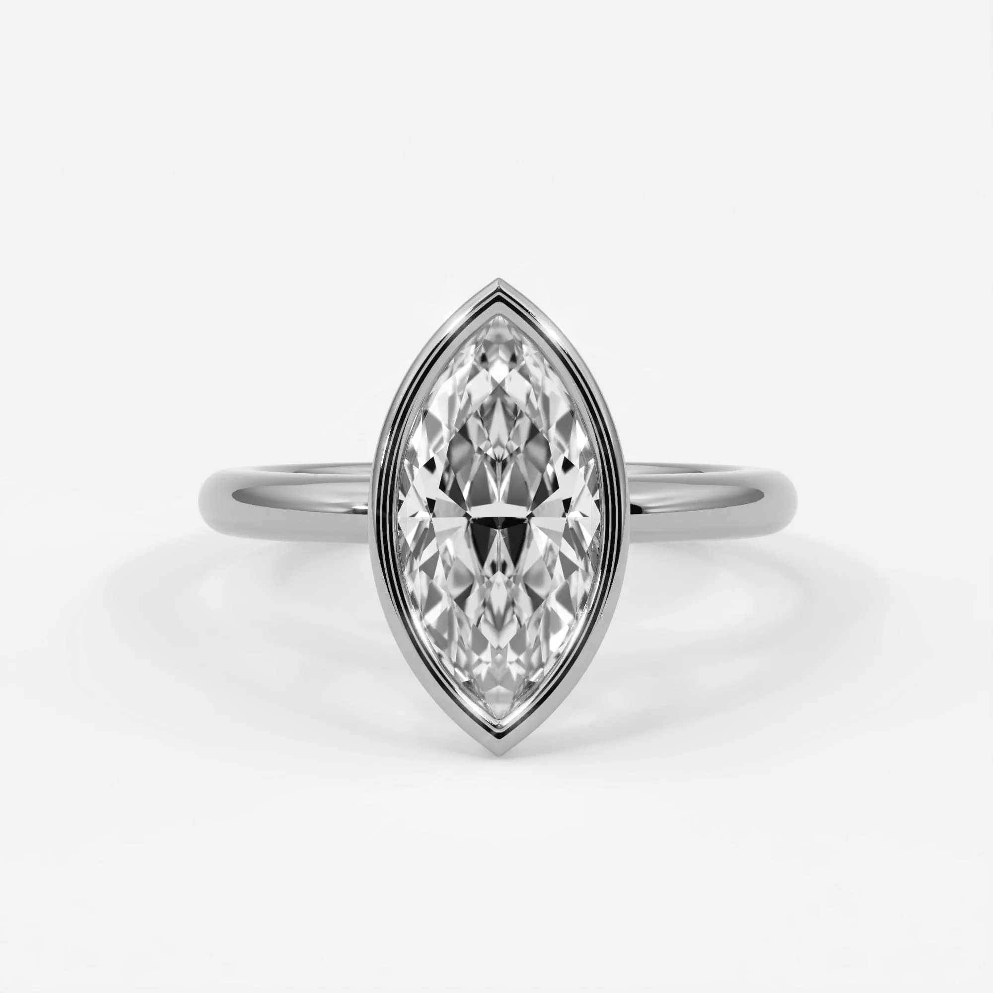 Marquise Cut Bezel Setting