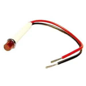 Panel Mount LED, 12 VDC Amber, .312" Mounting Hole