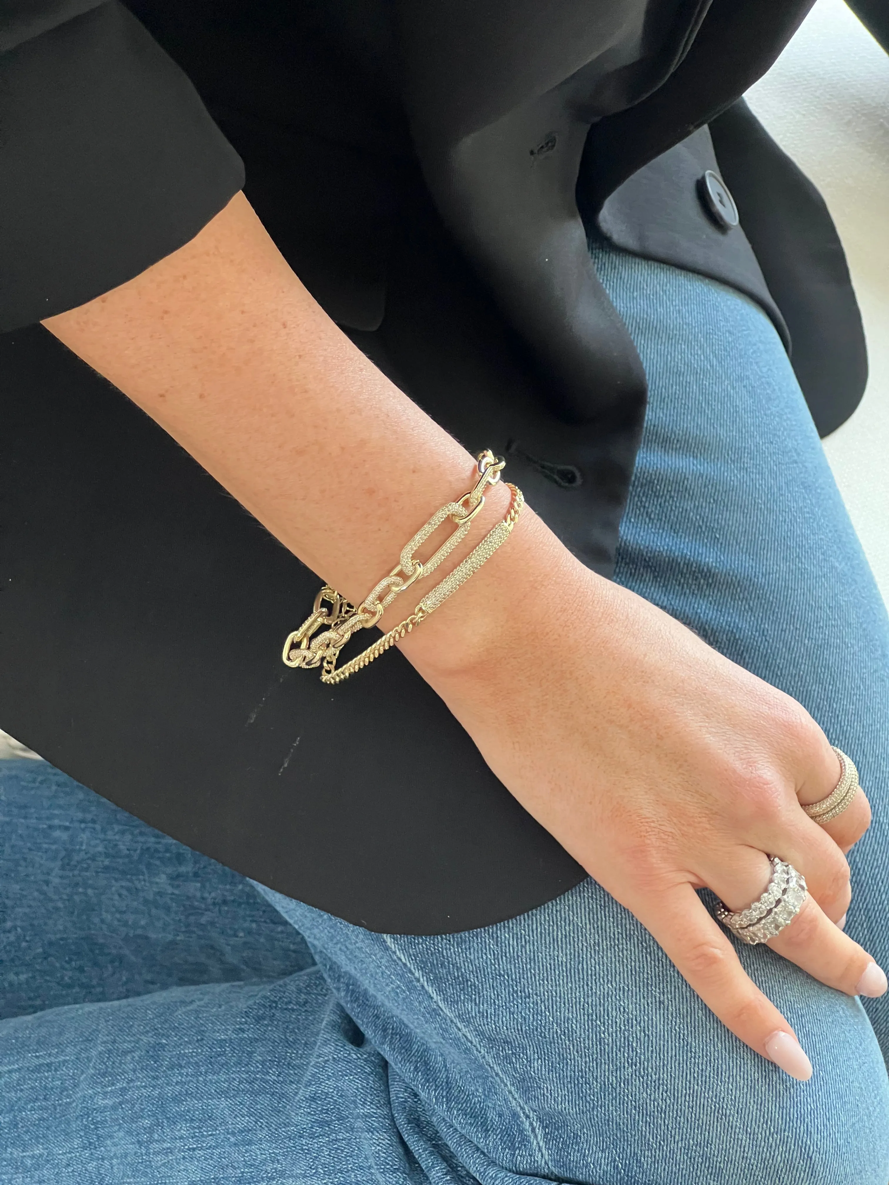 Pave Bar Bracelet