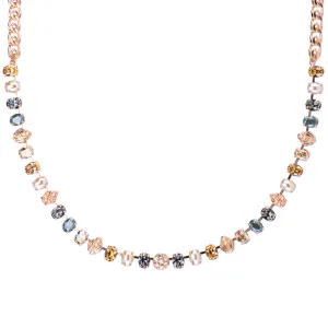 Petite Oval Leaf Necklace in "Earl Grey" *Preorder*