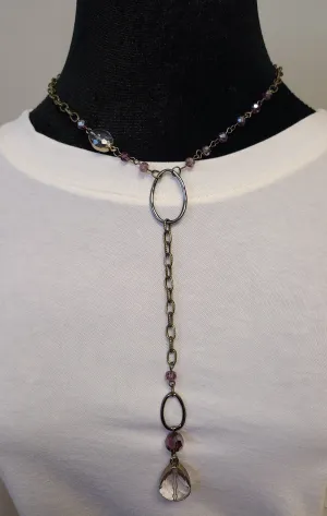 Purple Beaded Necklace