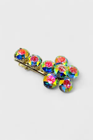 Radiant Flower Mini Hairclip Iridescent