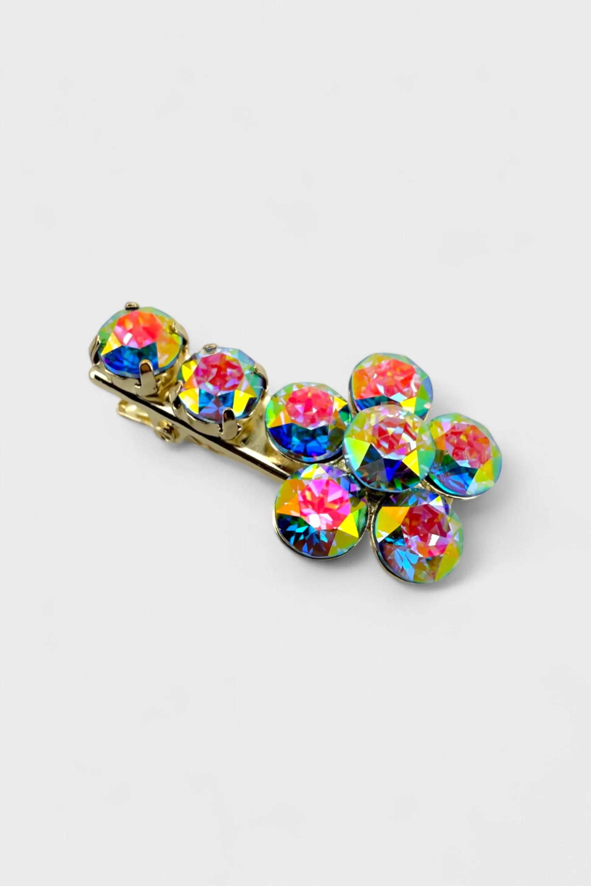 Radiant Flower Mini Hairclip Iridescent