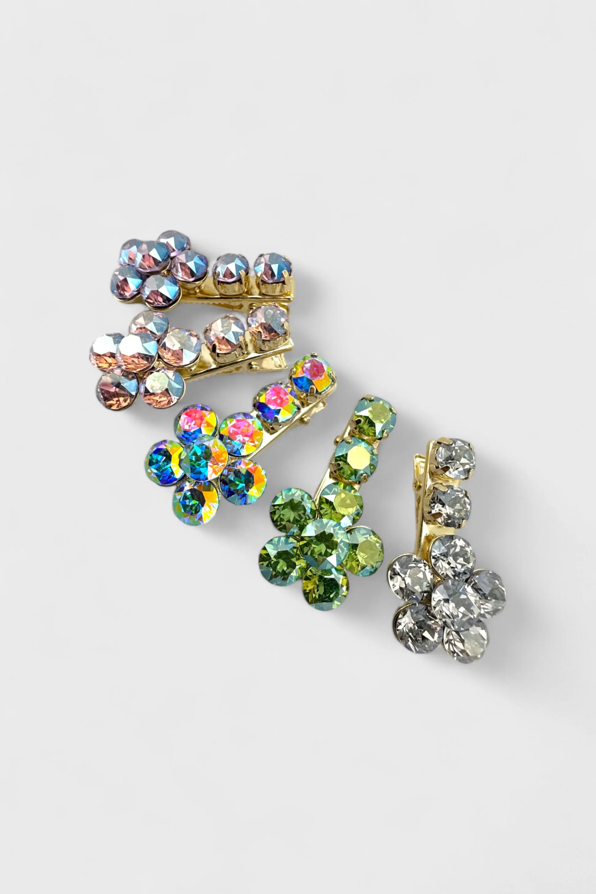 Radiant Flower Mini Hairclip Iridescent
