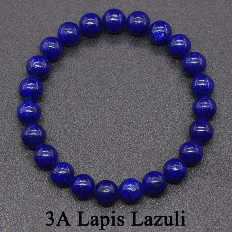 Real 5A Natural Lapis Lazuli Stone Bead Bracelets Homme Original High Quality Energy Healing Jewelry for Women Men Birthday Gift