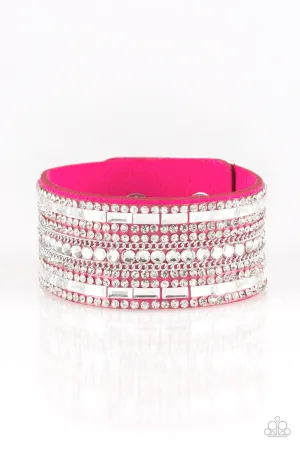Rebel Radiance - Pink Bracelet - Paparazzi Accessories