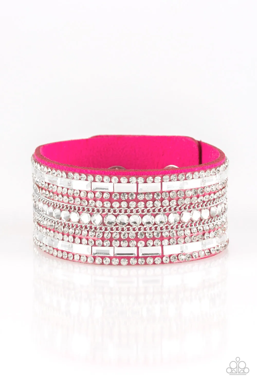 Rebel Radiance - Pink Bracelet - Paparazzi Accessories