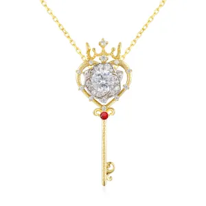 Rosa Key Three-Way Necklace©