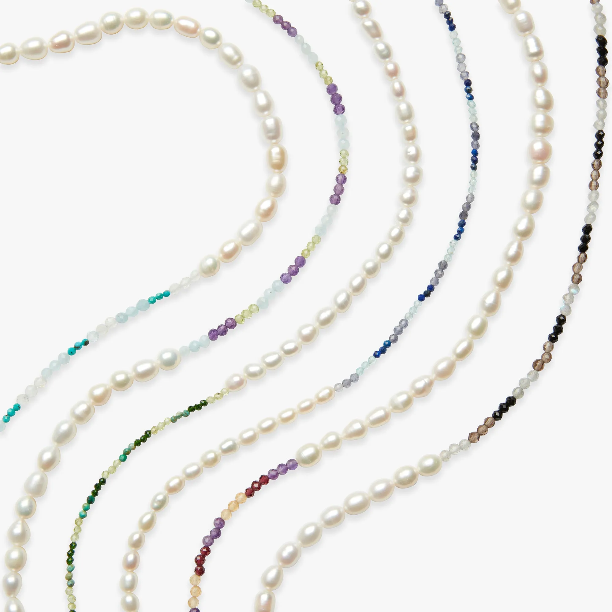 Rêve Palette necklace silver
