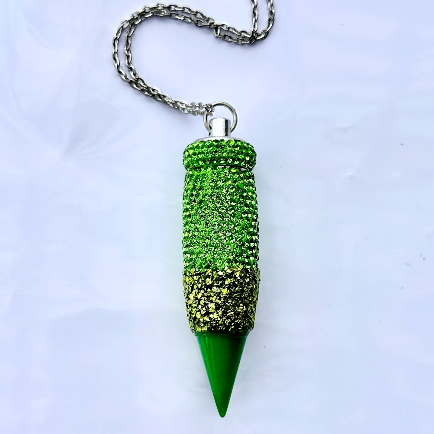 Spoon Necklace Rhinestone