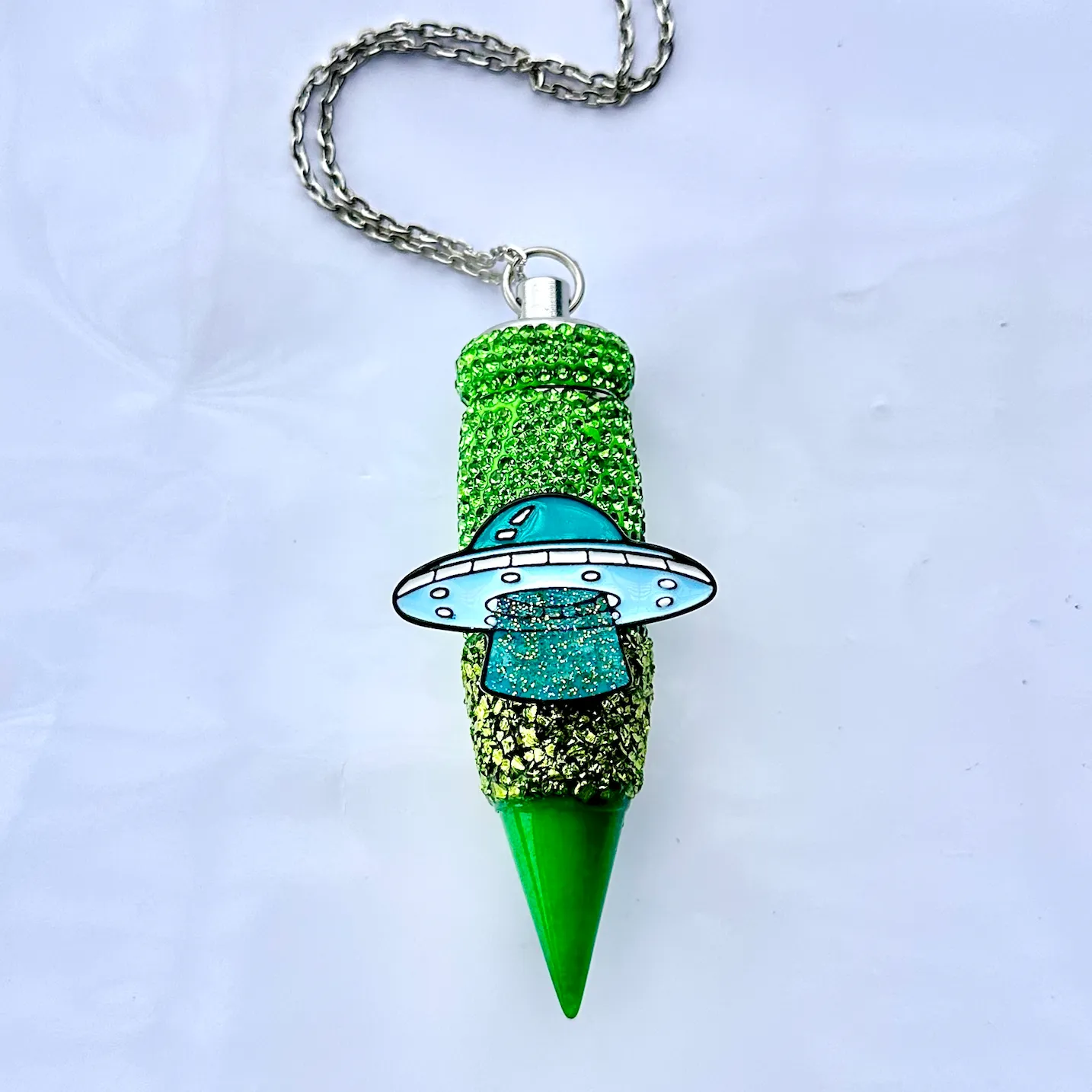 Spoon Necklace Rhinestone