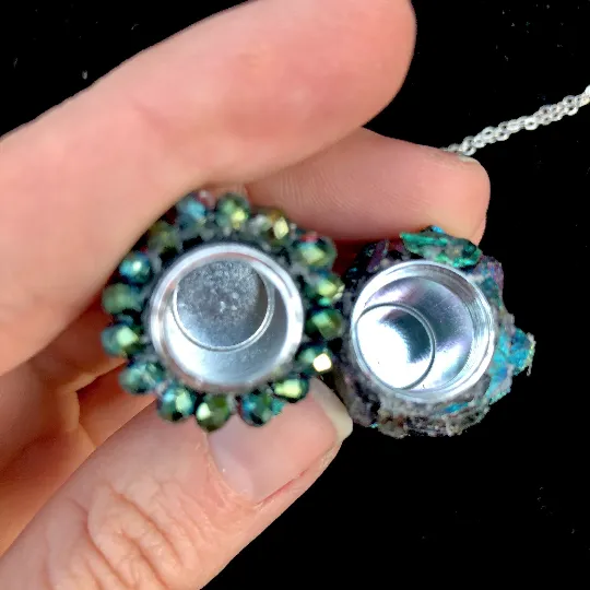 Spoon Necklace Rhinestone