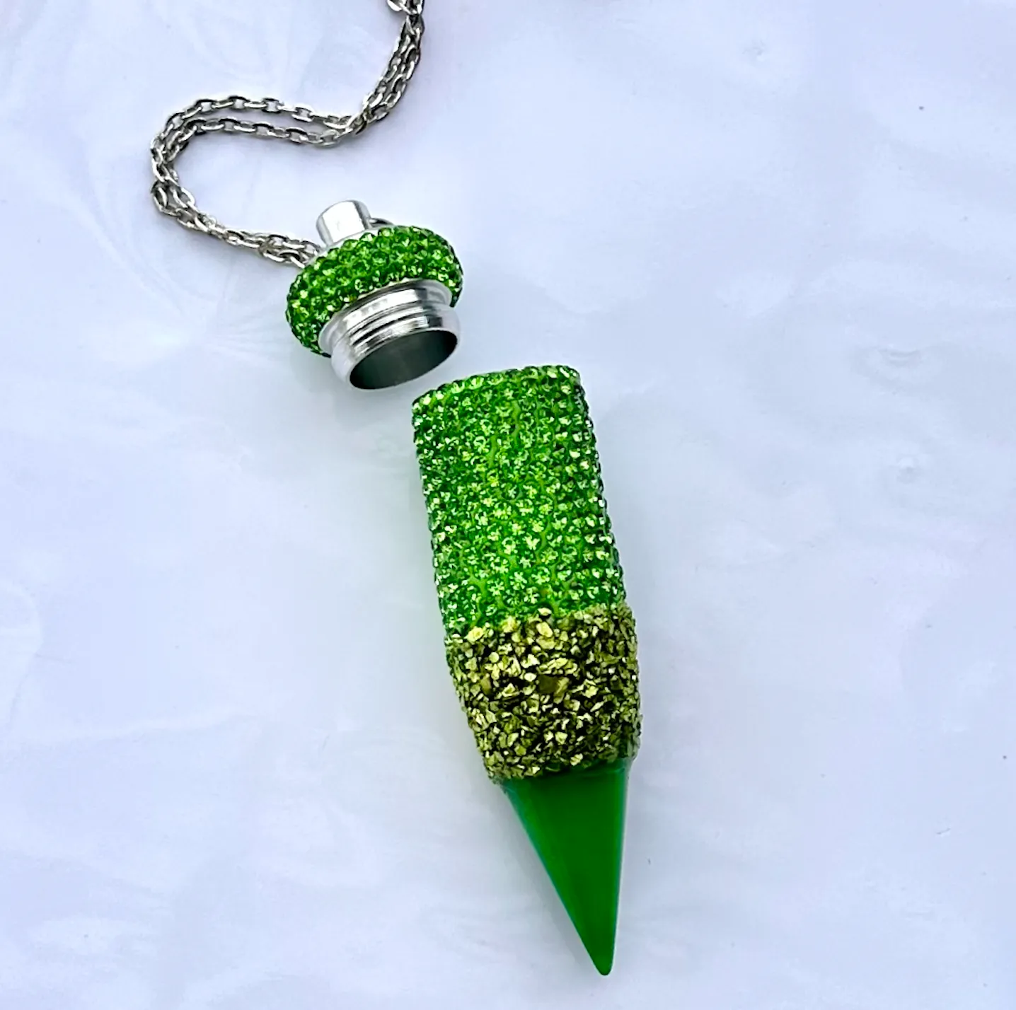 Spoon Necklace Rhinestone