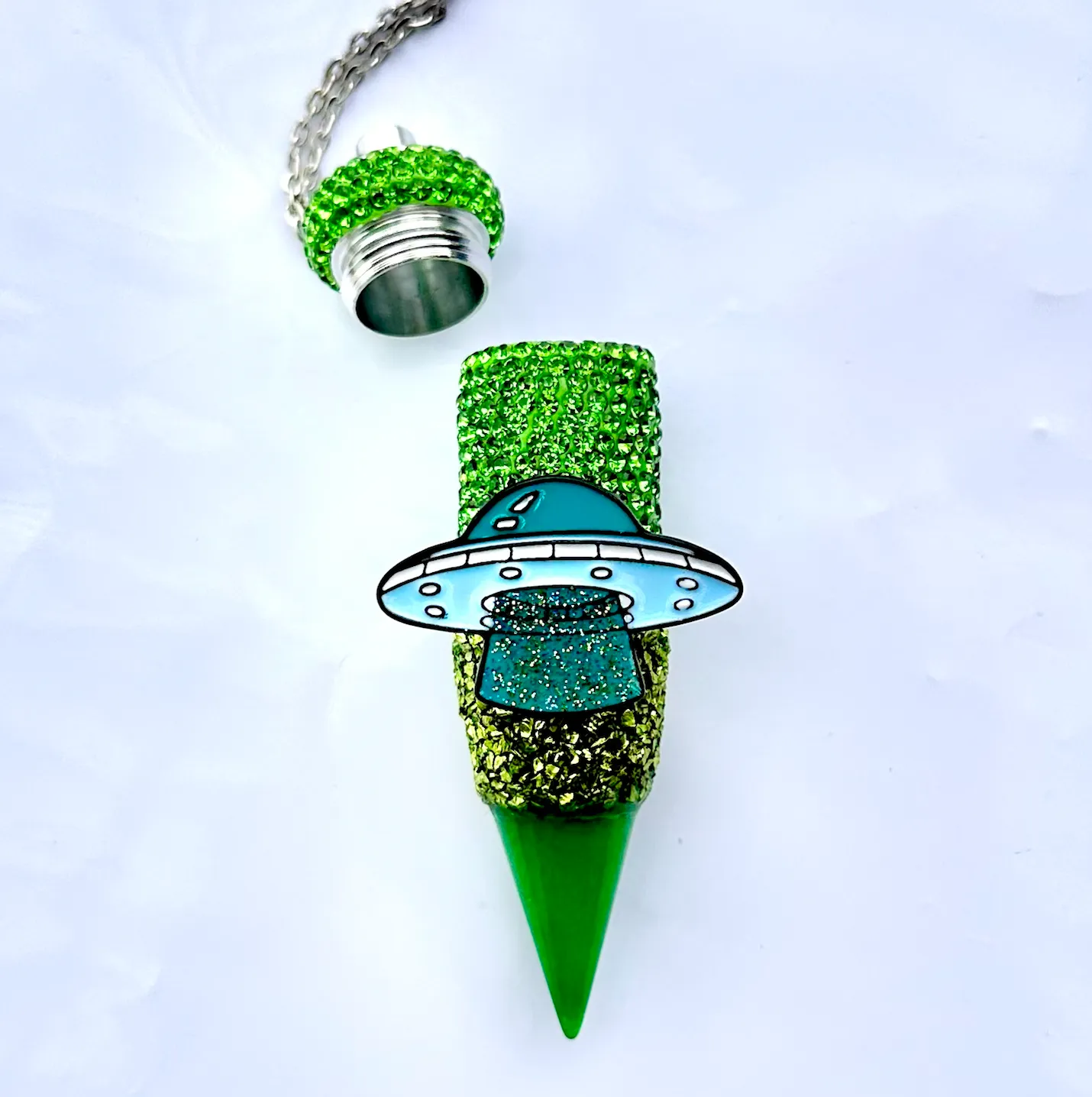 Spoon Necklace Rhinestone
