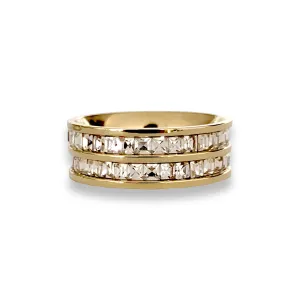 SQUARE ZIRCONIA DOBLE