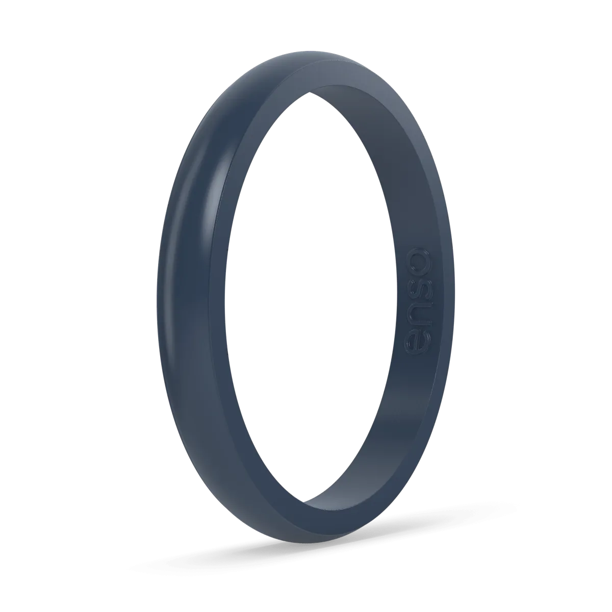 Stackable Silicone Ring - Slate