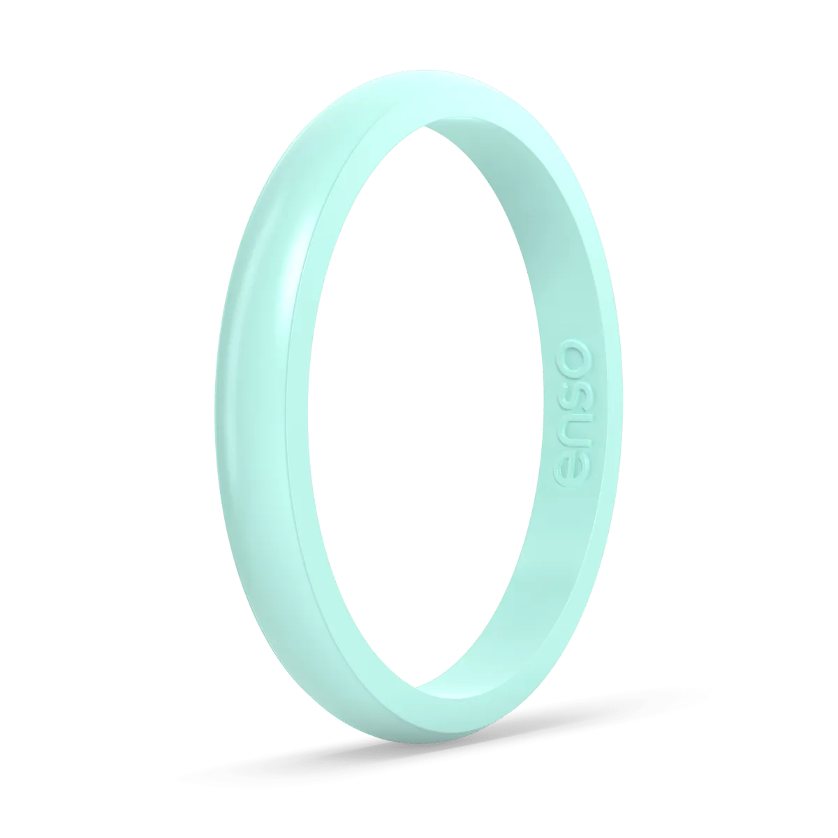 Stackable Silicone Ring - Turquoise