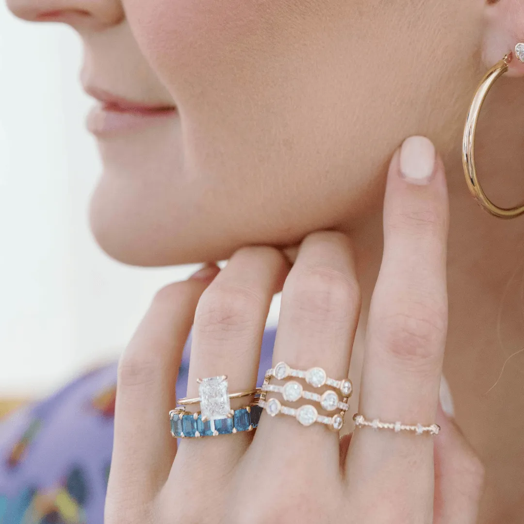 Station Diamond Rope Ring