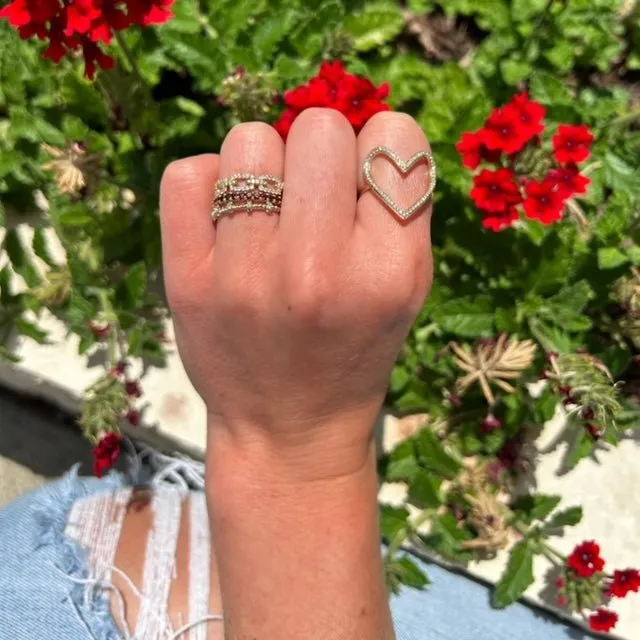 Station Diamond Rope Ring