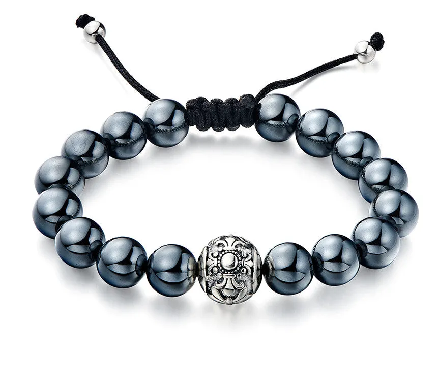 Sterling Silver Bracelet with Lapis Lazuli